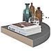 Scaffali Angolari A Parete 2 Pz Grigio Lucido 35x35x3,8 Cm Mdf - Foto miniatura 3