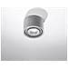 Downlight A Plafone Round Flush Grigio Chiaro Gu10 - Foto miniatura 2