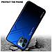 Custodia Compatibile Con Apple Iphone 12 / Iphone 12 Pro In Blu - Nero - Coperchio Protettivo Bicolore In Vetro Temperato E Silicone Tpu - Foto miniatura 4