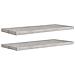 Scaffali A Parete 2 Pz Grigio Cemento 80x23,5x3,8 Cm In Mdf - Foto miniatura 2