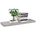 Scaffali A Parete 2 Pz Grigio Cemento 80x23,5x3,8 Cm In Mdf - Foto miniatura 3