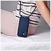 Cover Semirigida Per Iphone 11 Cordino Nylon Intrecciato 80 Cm Blu - Foto miniatura 2