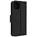 Custodia Vera Pelle Per Iphone 14 Portacarte E Supporto Video Nera - Foto miniatura 3