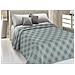 Copriletto Piquet Primavera Estate 100% Cotone Disegno Lovely Check Singolo Verde - Foto miniatura 1