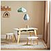 Tavolo Con 2 Sgabelli Per Bambini 80x48x50cm Kmb92-gr - Foto miniatura 4