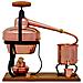 Alambicco, Distillatore Con Bruciatore Ad Alcool, 1,25l - Foto miniatura 2