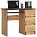 Scrivania per computer A6 destro, 3 cassetti, 90x50x77 cm, Colore Quercia Craft - Foto miniatura 1