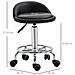 Set 2 Sgabelli Girevoli Con Ruote, Altezza Regolabile E Rivestimento Similpelle Pu, 38x38x57-72cm - Foto miniatura 4