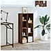 Libreria Rovere Marrone 50x25x105 Cm In Legno Multistrato - Foto miniatura 3