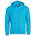 Basic Hoody Junior Turchese 100 - Foto miniatura 1