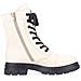 Beige Casual Closed Booties Stivaletti Pelle Scarpe Donna Beige Eu 37, Z9122-60 - Foto miniatura 3