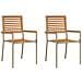 Sedia da Giardino Impilabile  con Cuscini 2 pz Beige in Polirattan - Foto miniatura 1