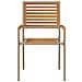 Sedia da Giardino Impilabile  con Cuscini 2 pz Beige in Polirattan - Foto miniatura 5