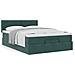 Struttura Letto Pouf con Materasso 140x200 cm in Velluto - Foto miniatura 4