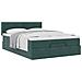 Struttura Letto Pouf con Materasso 140x200 cm in Velluto - Foto miniatura 5