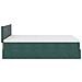 Struttura Letto Pouf con Materasso 140x200 cm in Velluto - Foto miniatura 8