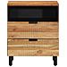 Comodino  50x33x62 cm in legno massello di acacia - Foto miniatura 4