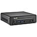 NE1010XA PC /stazione di lavoro Intel® N N100 8 GB DDR4-SDRAM 128 GB SSD Slim PC Mini PC Nero - Foto miniatura 2