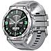 Smartwatch Multifunzione Con Schermo Amoled, Monitoraggio Fitness E Chiamate Bluetooth, Compatibile Con Huawei, Samsung, Apple, Garmin Silver - Foto miniatura 4