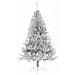 Albero di Natale artificiale con luci integrate Argento 120 cm - Foto miniatura 5