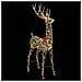 Renna 3D con 250 LED Bianco caldo 180 cm PET - Foto miniatura 2