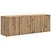 Mobile TV da parete 2 pcs Rovere artigianale 59,5 x 31 x 40 cm - Foto miniatura 1