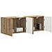 Mobile TV da parete 2 pcs Rovere artigianale 59,5 x 31 x 40 cm - Foto miniatura 3