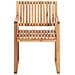 Set Di 8 Sedie Da Giardino Con Cuscini Sassari Ii Legno Di Acacia Certificato Blu - Foto miniatura 4