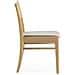 Set Di 2 Sedie Vilma Colore Rovere, Legno Massello E Rattan Naturale - Foto miniatura 5