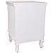Comodino In Legno Con 2 Cassetti Bianchi 37x33,5x53. - Foto miniatura 6