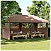 Tenda Party Marrone 292 x 580 x 315 cm Tessuto Oxford - Foto miniatura 2