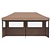 Tenda Party Marrone 292 x 580 x 315 cm Tessuto Oxford - Foto miniatura 3