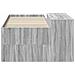 Letto alto per bambini con scrivania Sonoma grigio 90 x 200 cm - Foto miniatura 4