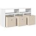 Lowboard con cassetto Bianco 72 x 22,5 x 38 cm - Foto miniatura 5