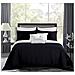 Set di biancheria da letto in microfibra 150x200 - Nero - Morbidezza vellutata - Design elegante - Foto miniatura 2