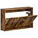 Mobiletto per Scarpe da Muro DELFT 71 x 17 x 43 cm Rovere Fumo - Foto miniatura 3