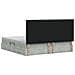 Letto con contenitore e materasso Grigio Chiaro 200 x 200 cm - Foto miniatura 9