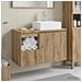 Set di mobili per il bagno 2 pz Rovere Artigianale - Foto miniatura 6