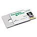 confezione da 120 pezzi - porta card in abs trasparente f. to utile 53x85mm - Foto miniatura 1