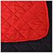 Copriletto Trapuntato Doppia Faccia Rosso E Nero 230x260 Cm - Foto miniatura 5