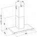 Cappa da incasso Plano KGP90043VST 90 cm Classe A Granitek Tortora 43 - Foto miniatura 2