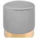 Pouf In Velluto Grigio Sophia - Foto miniatura 8