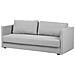 Divano Letto In Tessuto Grigio Chiaro Eksjo - Foto miniatura 14