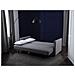 Divano Letto In Tessuto Grigio Chiaro Eksjo - Foto miniatura 2