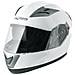 Casco Integrale Moto Scooter Visierino Parasole Touring Bianco Xl - Foto miniatura 3