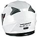 Casco Integrale Moto Scooter Visierino Parasole Touring Bianco Xl - Foto miniatura 4