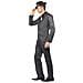 Costume Da Gangster In Stile Charleston Adulto - Taglia: M - Foto miniatura 2