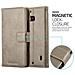 Custodia Compatibile Con Nokia Lumia 929 / 930 In Marrone Cappuccino - Coperchio Protettiva Con Chiusura Magnetica, Funzione Stand E Tasca Per Le Carte - Foto miniatura 4