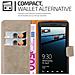 Custodia Compatibile Con Nokia Lumia 929 / 930 In Marrone Cappuccino - Coperchio Protettiva Con Chiusura Magnetica, Funzione Stand E Tasca Per Le Carte - Foto miniatura 6