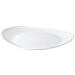 Piatto Bistecca Cm 30x26 Bianco. Resistente Agli Urti - Foto miniatura 1